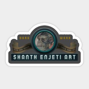 Shanth Enjeti Art Crest Sticker